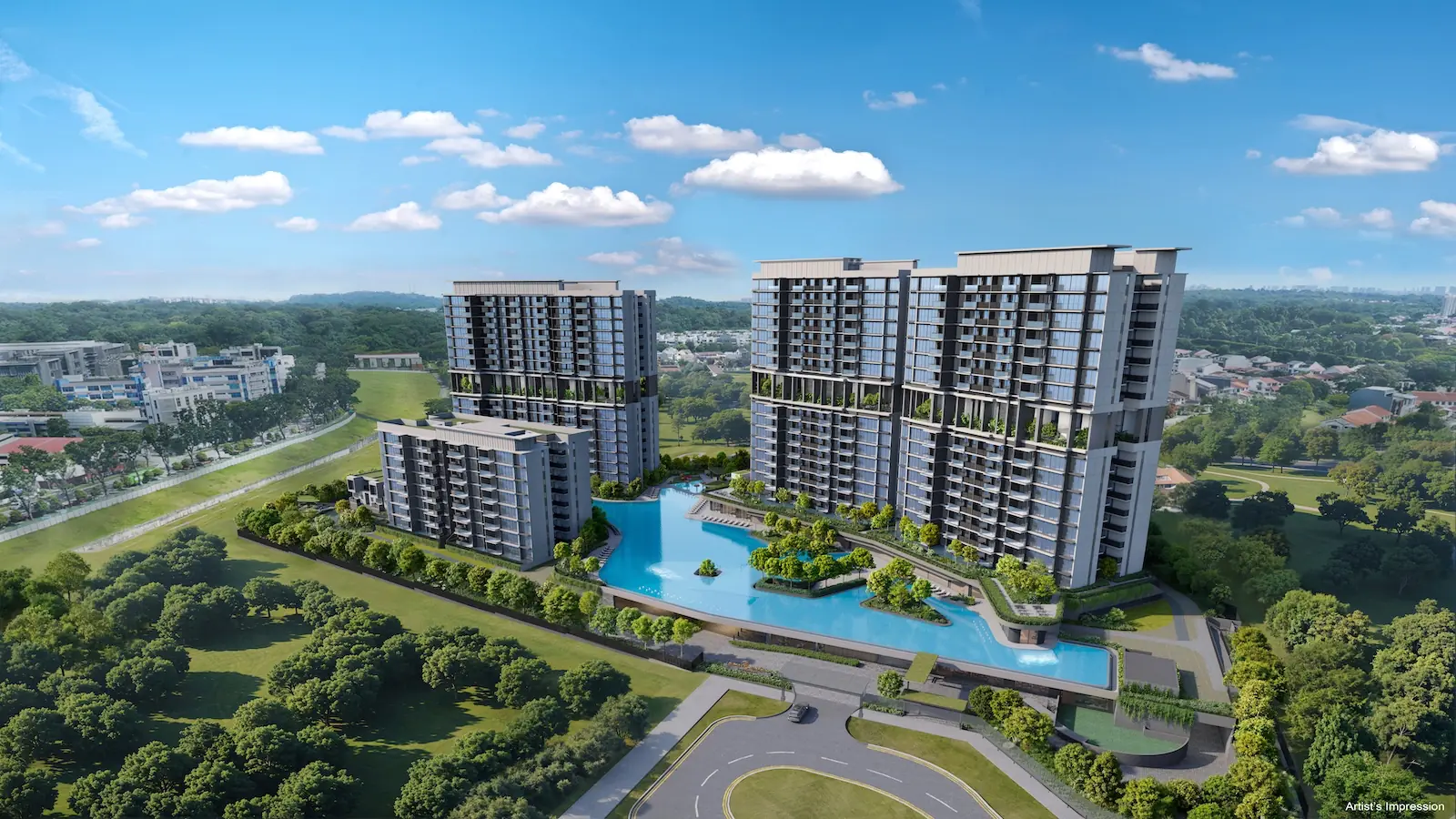 Lentor Gardens Residences artist impression — Kingsford new launch in Lentor Hills, District 26.
