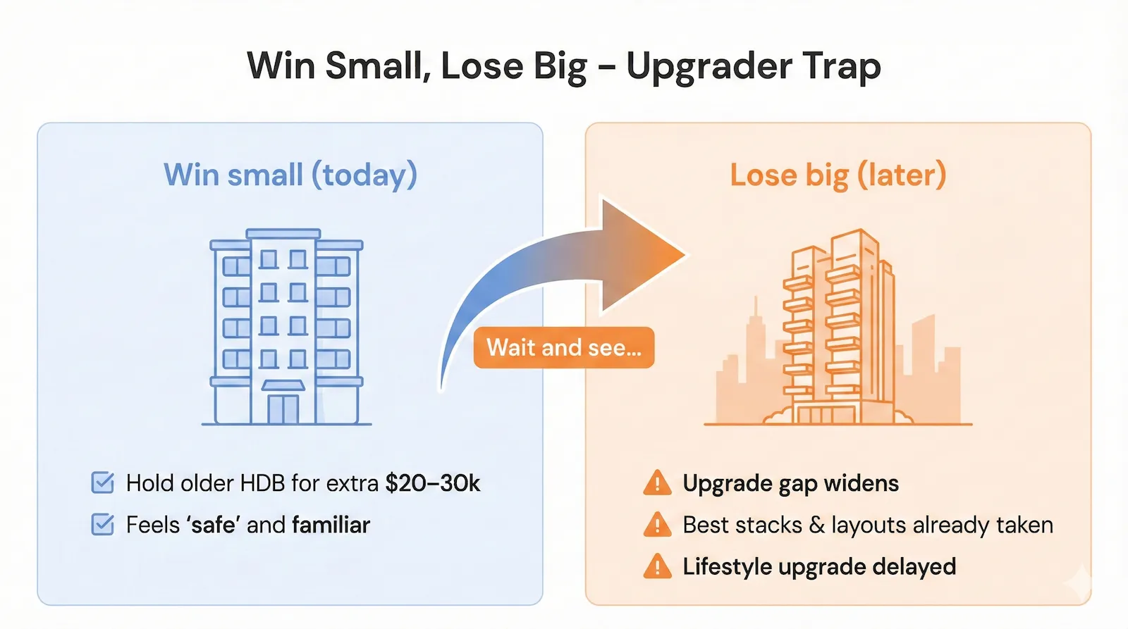 Win Small, Lose Big - Upgrader Trap