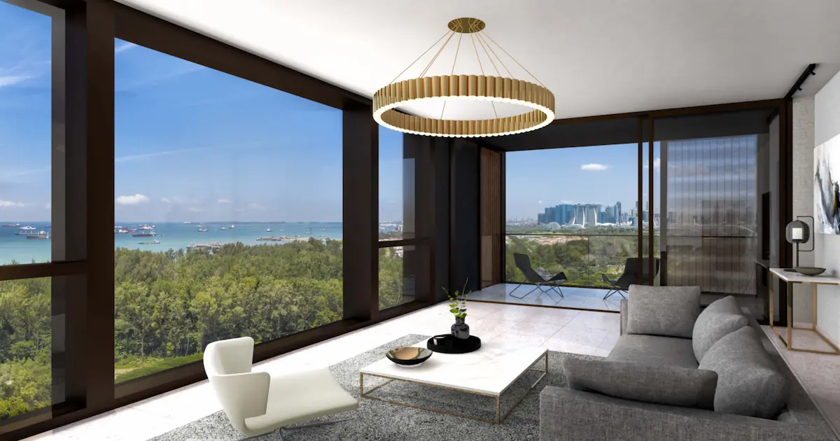 Modern Singapore luxury condo facade representing structural integrity and wealth preservation